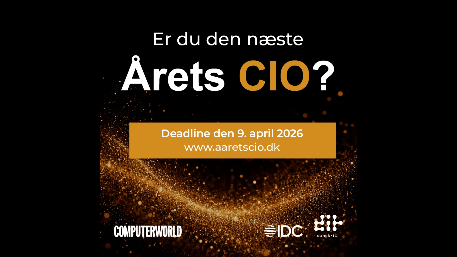 Bliv kandidat til Årets CIO 2026